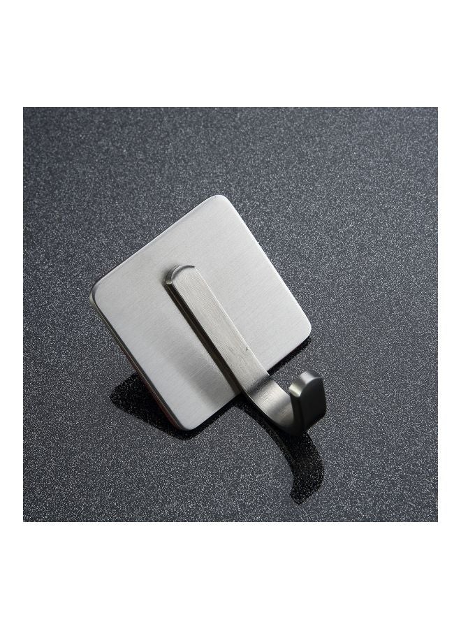 طقم خطافات للمناشف من الستانلس ستيل مكون من 4 قطع فضي 4x4Ø³Ù†ØªÙŠÙ…ØªØ± - Image 5