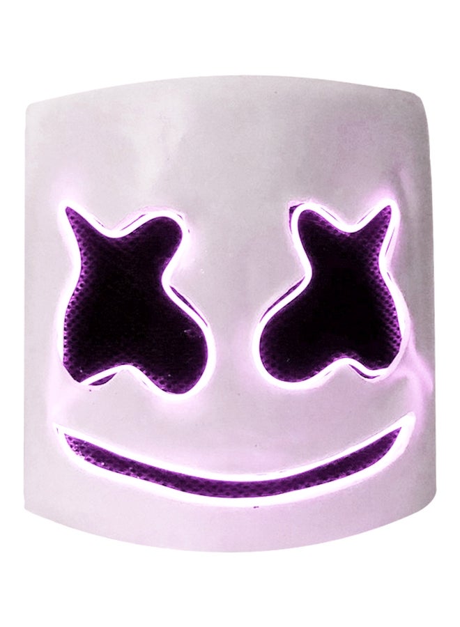LED DJ Marshmallow Helmet Mask - Image 1