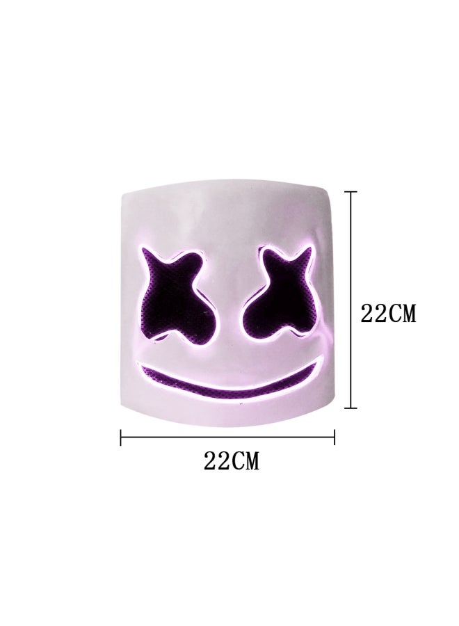 LED DJ Marshmallow Helmet Mask - Image 2