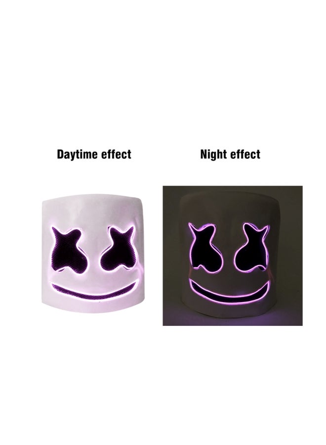LED DJ Marshmallow Helmet Mask - Image 4