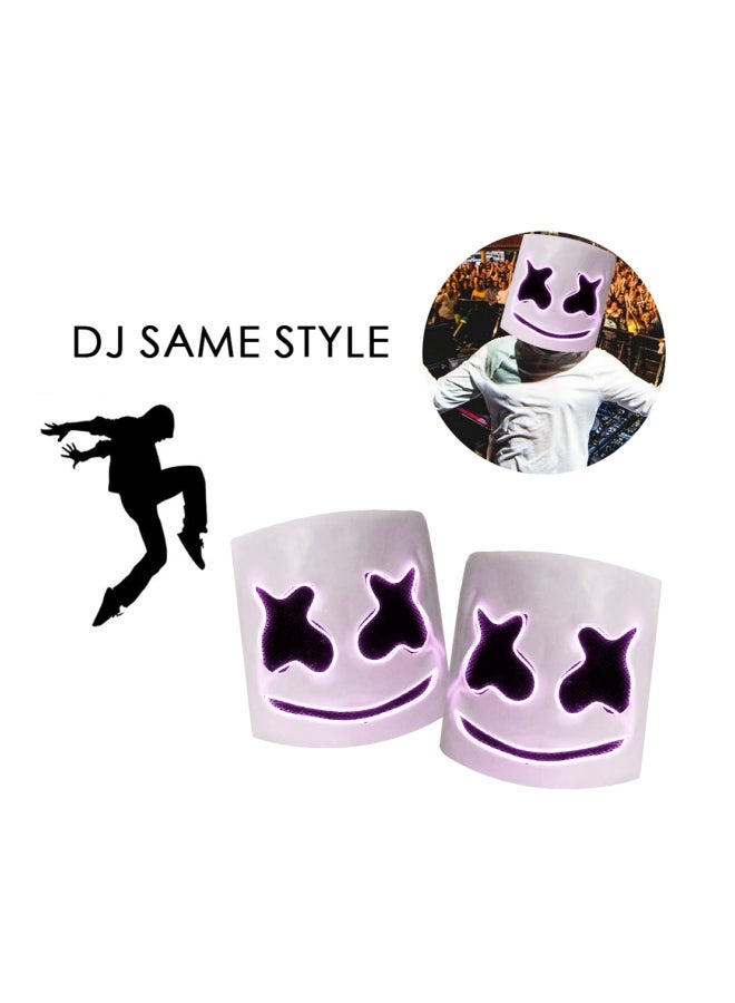 LED DJ Marshmallow Helmet Mask - Image 5
