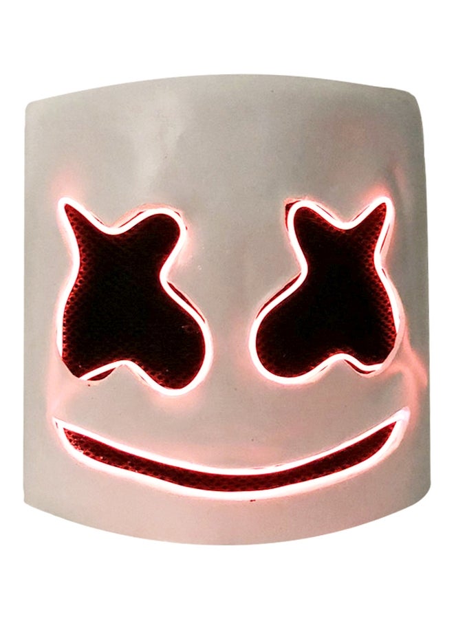 LED DJ Marshmallow Helmet Mask  - Image 1
