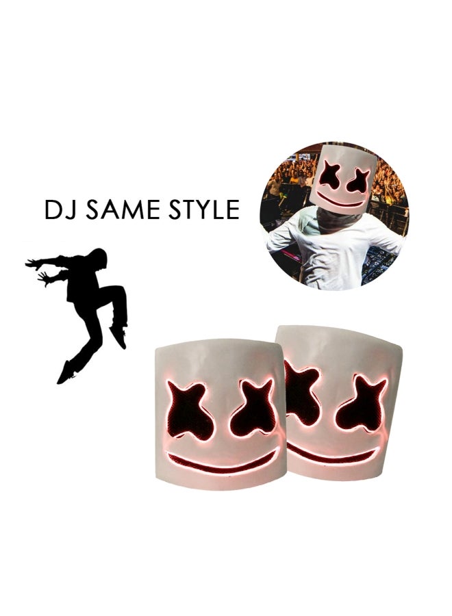 LED DJ Marshmallow Helmet Mask  - Image 4