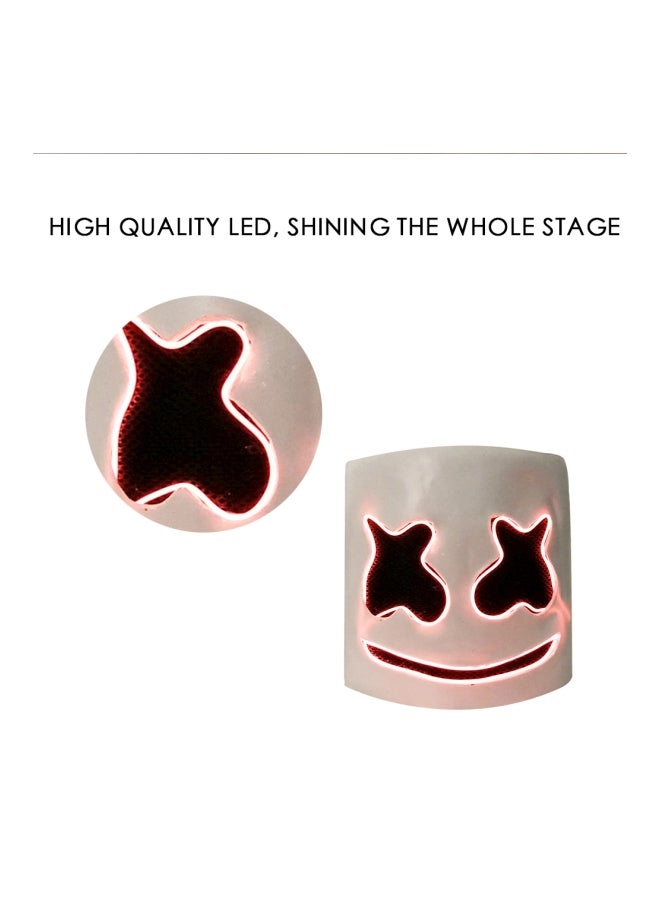 LED DJ Marshmallow Helmet Mask  - Image 2