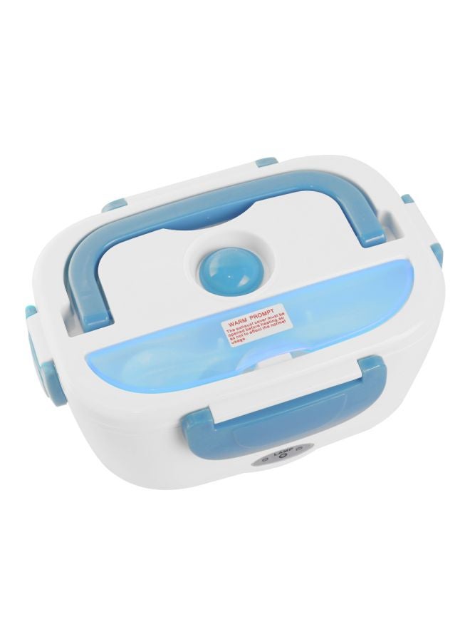 Portable Electric Heating Lunch Box Blue/White 0.6Liters - Image 3