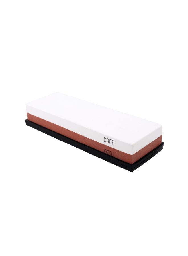 Double Sided Knife Sharpener Stone Red/White/Black 180x59 x30mm - Image 5