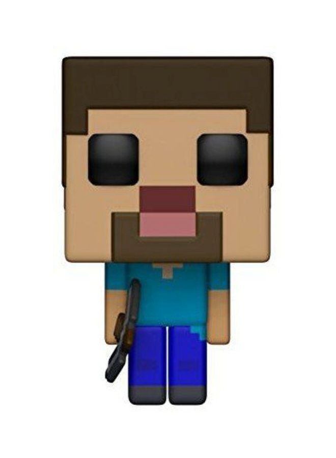 Lucky Minecraft Steve Bobblehead Toy 316  - Image 2