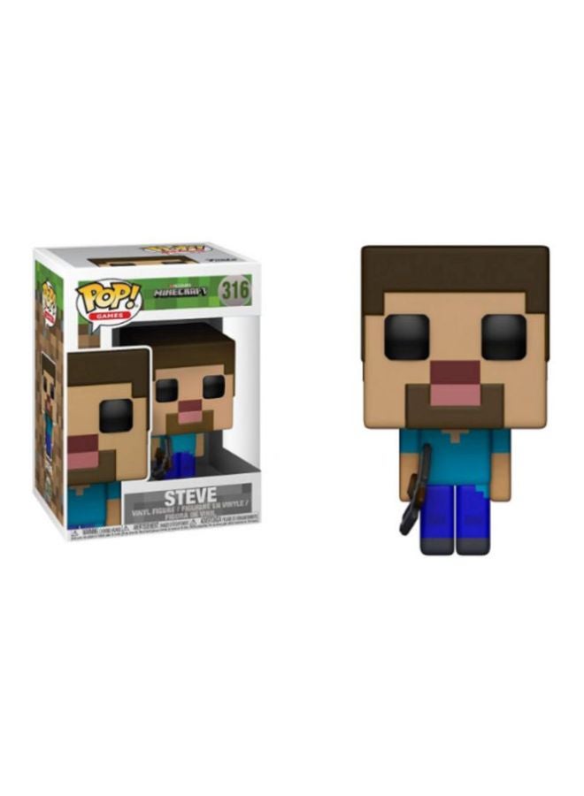 Lucky Minecraft Steve Bobblehead Toy 316  - Image 3