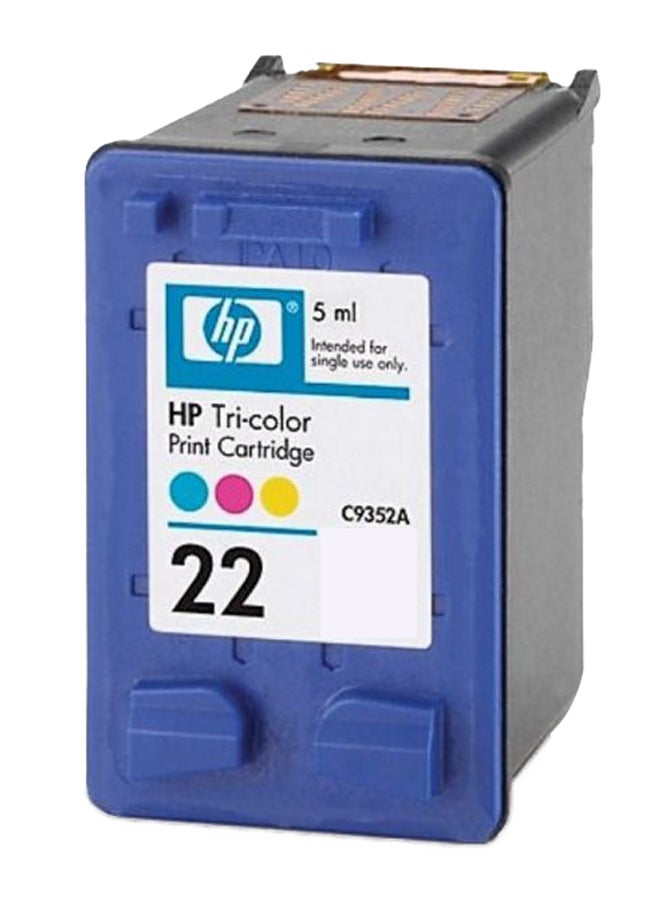 HP 22 Tri-Colour Ink Cartridge Multicolour - Image 1