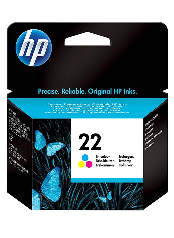HP 22 Tri-Colour Ink Cartridge Multicolour - Image 2
