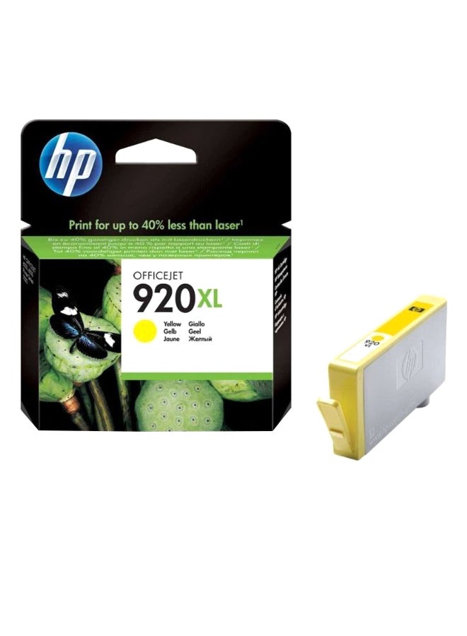 HP 920XL Original Ink Cartridge Yellow Gelb Jaune - Image 1