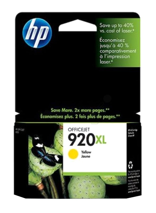 HP 920XL Original Ink Cartridge Yellow Gelb Jaune - Image 2