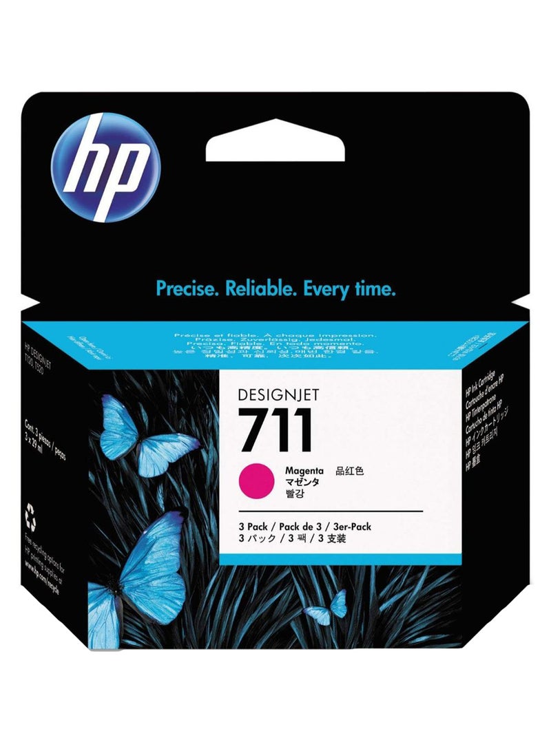 HP 711 Ink Cartridge Magenta - Image 2
