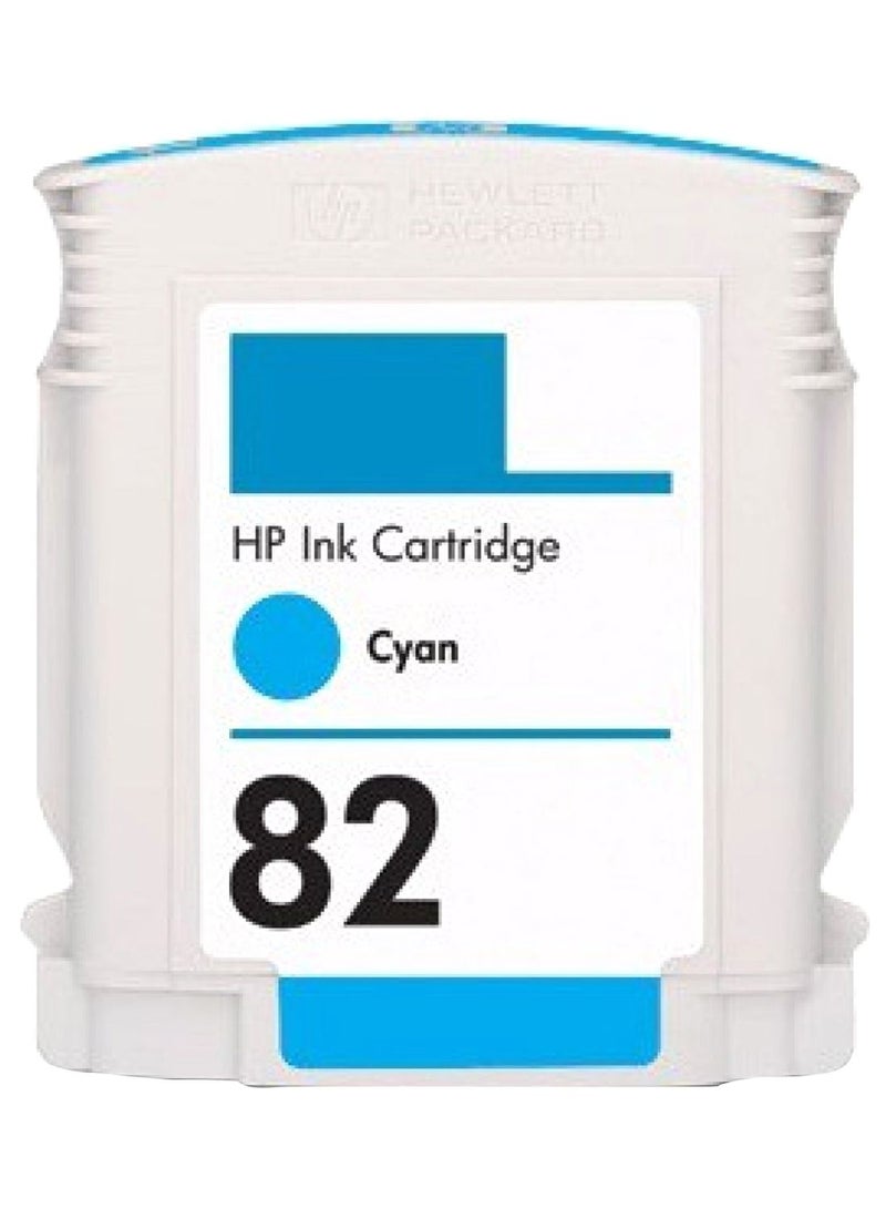 HP 82 Design Jet Ink Cartridge Cyan - Image 1