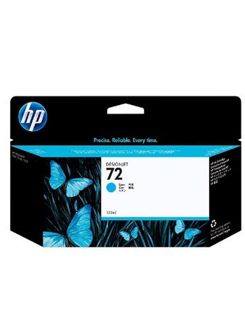 HP خرطوشة حبر 72 أصلية أزرق سماوي