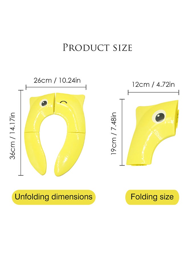 Cartoon Owl Wink Foldable Toilet Potty Training Seat - Image 2