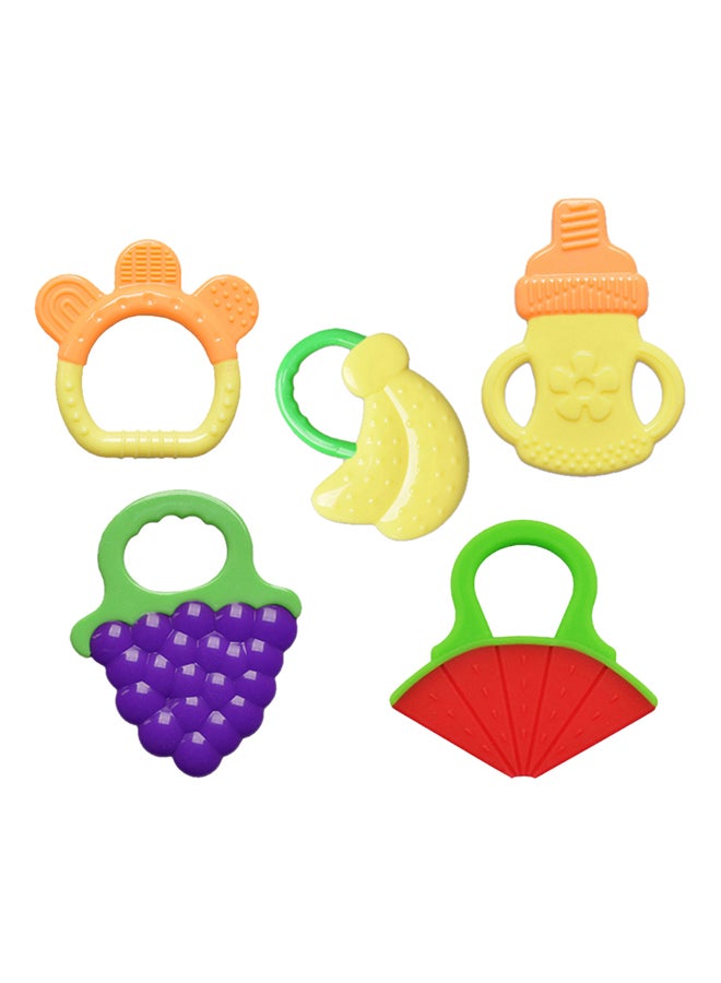 Pack Of 5 Fruit Teething Toys - Image 1