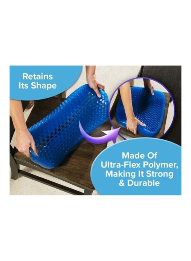 Flex Breathable Seat Cushion Blue 42x5x41cm - Image 3