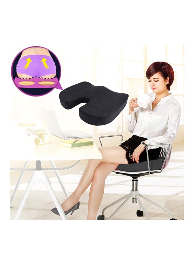 Best Choice - Memory Foam Seat Cushion Black - Image 1