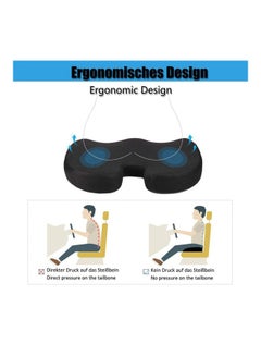 Best Choice Memory Foam Seat Cushion Black  - Image 2