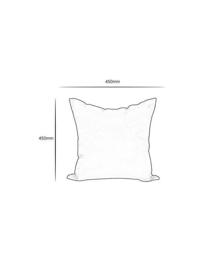 غطاء وسادة بنمط سادة أبيض 45x45Ø³Ù†ØªÙŠÙ…ØªØ± - Image 5