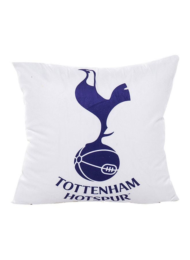 Tottenham Hotspur F.C. Printed Cushion Cover White/Blue 450x450x10mm - Image 1