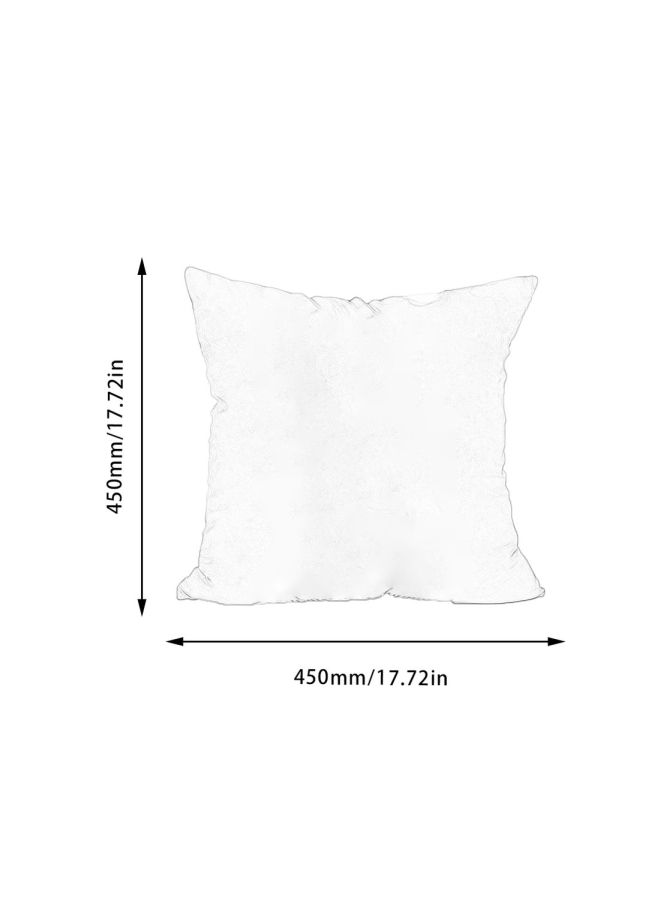 Printed Cushion Cover Blue/Green/White 450x450x10cm - Image 3