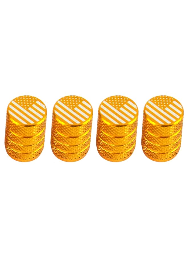 Generic 4-Piece Tire Valve Stem Cap Set 