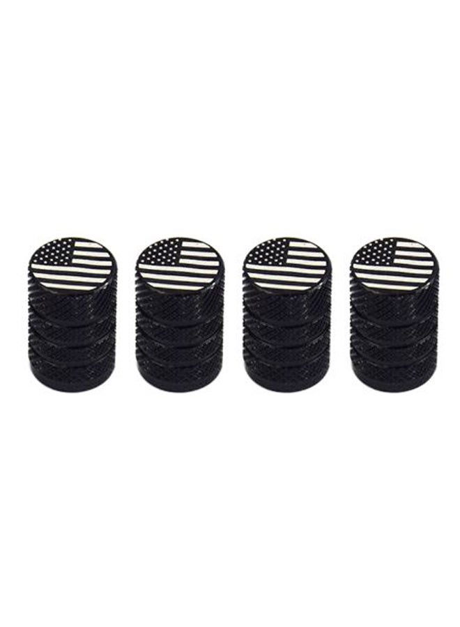 4-Piece Tire Valve Stem Cap Set