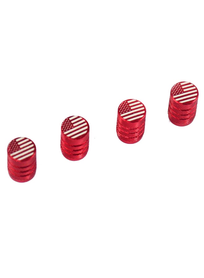 Generic 4-Piece Tire Valve Stem Cap Set 