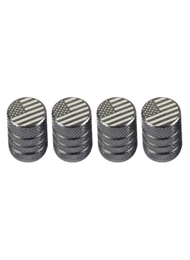 Generic 4-Piece Tire Valve Stem Cap Set 