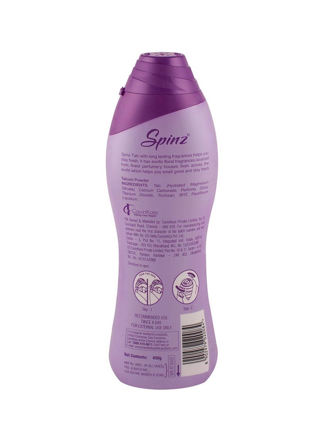 Spinz Enchante Talc 400grams - Image 2