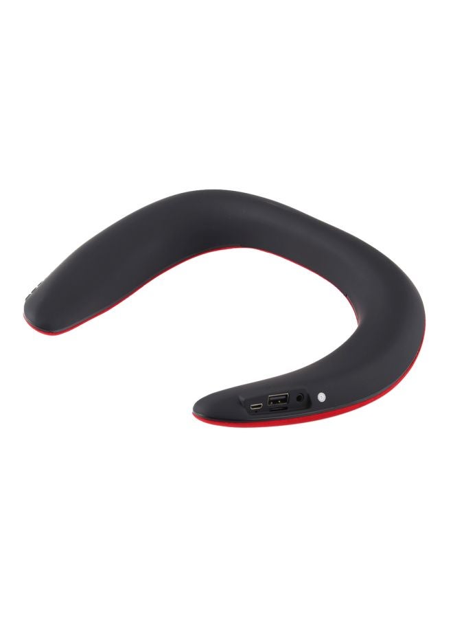 Wearable Bluetooth Speaker With Mic Red - Image 3