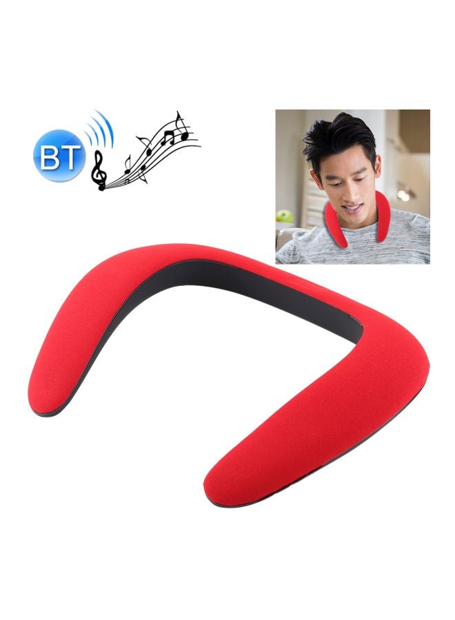 Wearable Bluetooth Speaker With Mic Red - Image 2