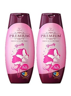 Premium 2-Piece Fresh And Glow Beauty Talc 300grams 