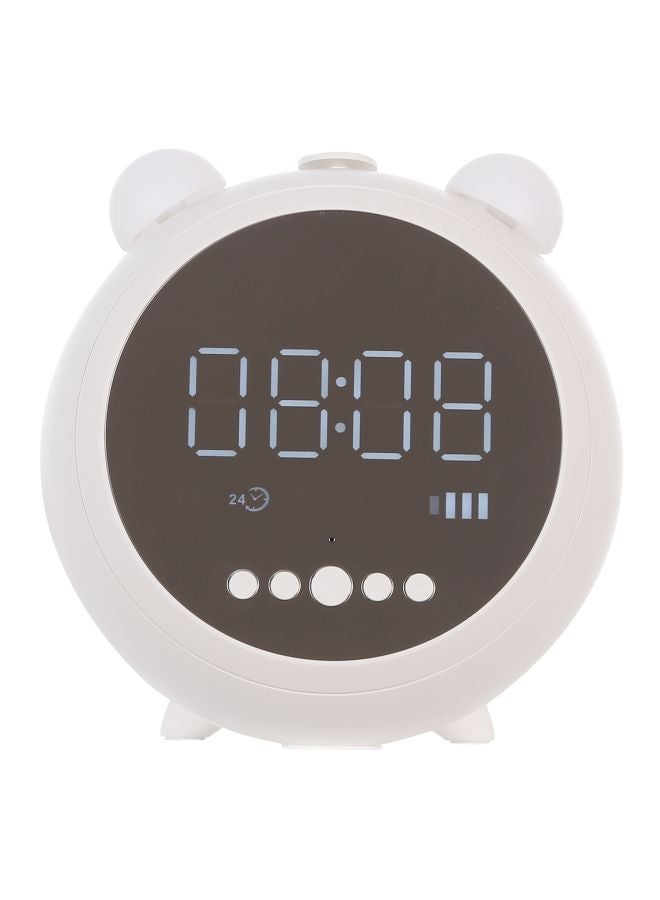 Generic - JKR Retro Alarm Clock And Multifunction Bluetooth Speaker White - Image 1