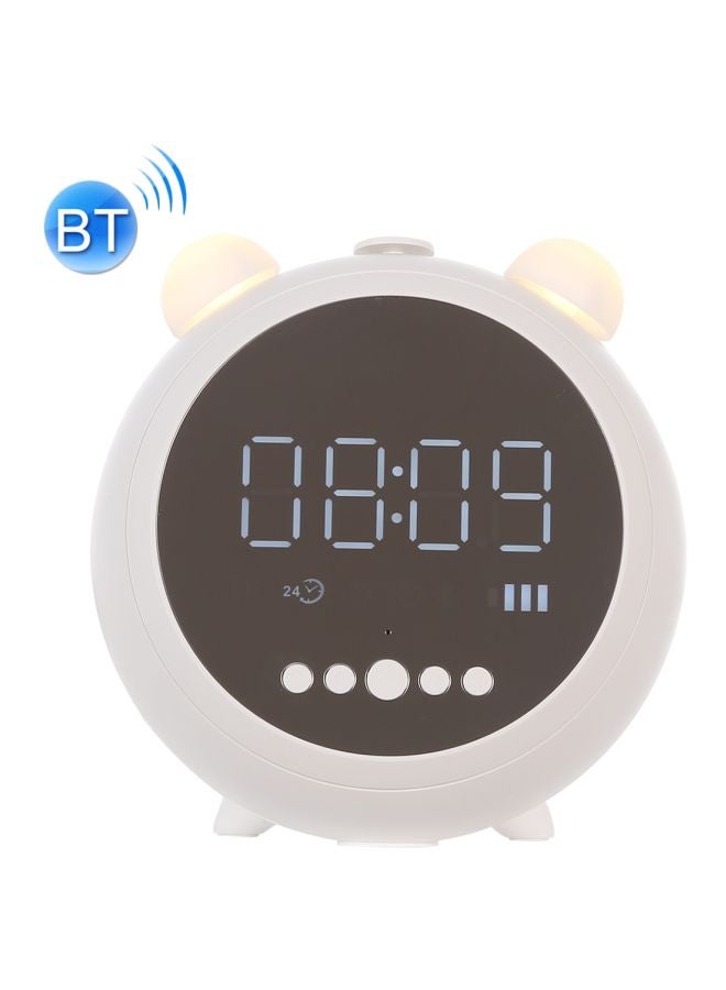Generic - JKR Retro Alarm Clock And Multifunction Bluetooth Speaker White - Image 1