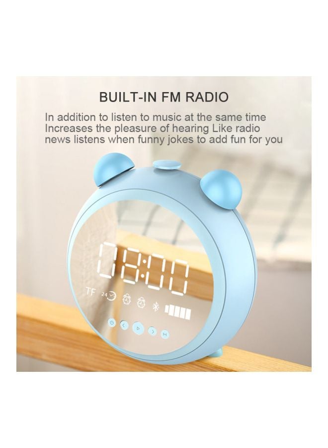 Generic - JKR Retro Alarm Clock And Multifunction Bluetooth Speaker White - Image 1