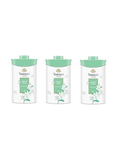 Yardley 3-Piece London Jasmine Talc Powder 250grams 