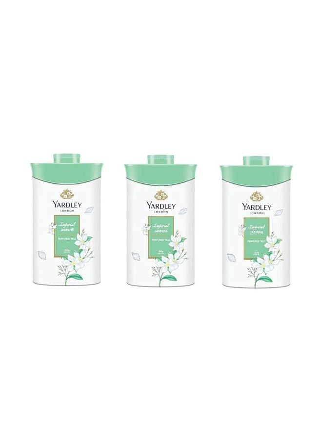 Yardley 3-Piece London Jasmine Talc Powder 250grams