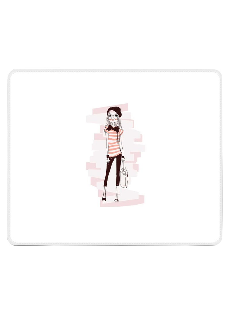 Stylizedd Style Queen Non-Slip Gaming Mousepad White - Image 1