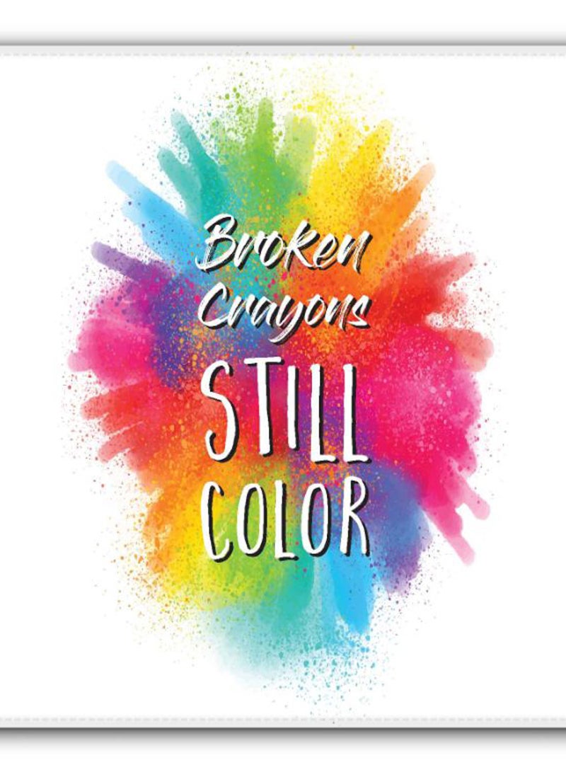 Stylizedd - Broken Crayons Non-Slip Gaming Mousepad Multicolour - Image 1