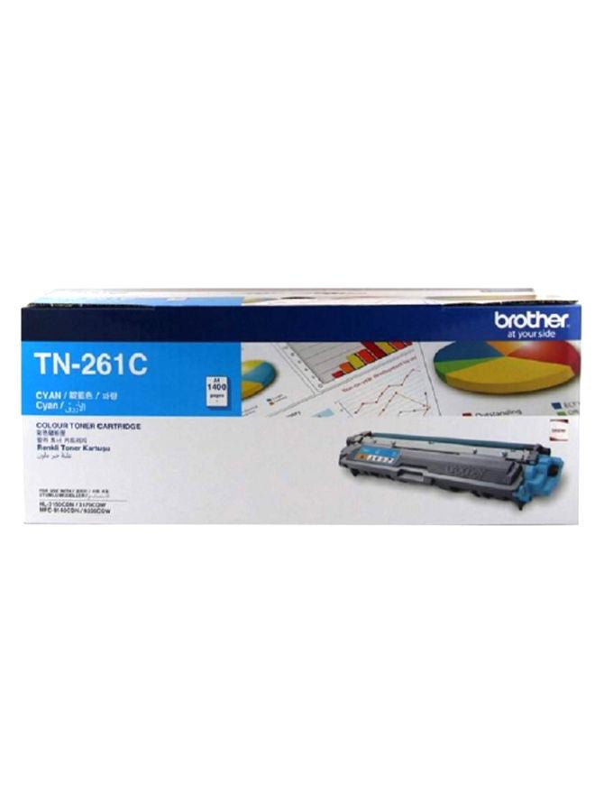 بروذر خرطوشة حبر تصوير ملون طراز TN261C أزرق سماوي - Image 2