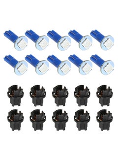 طقم لمبات بضوء LED للوحة السيارة من 10 قطع
