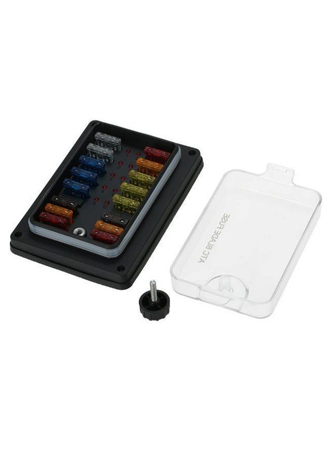 Generic 10-Way Waterproof Blade Fuse Switch Holder  - Image 1