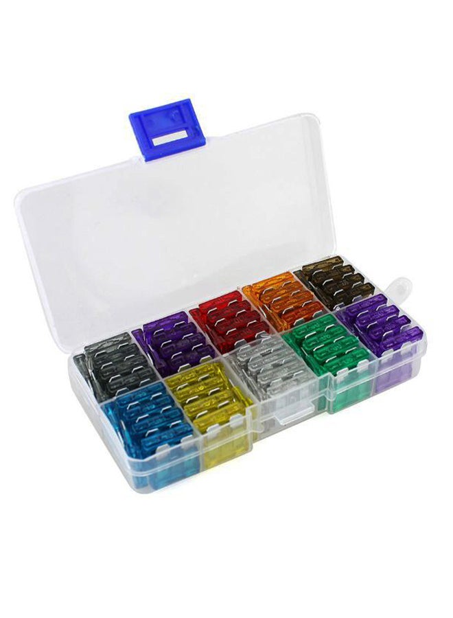 Generic 100-Piece Car Standard Blade Fuse Set With Carry Case  - Image 2