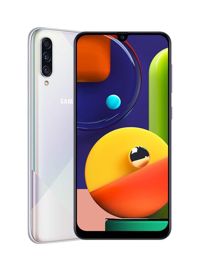 Samsung - Galaxy A50s Dual SIM Prism Crush White 128GB 6GB RAM 4G LTE - Image 1
