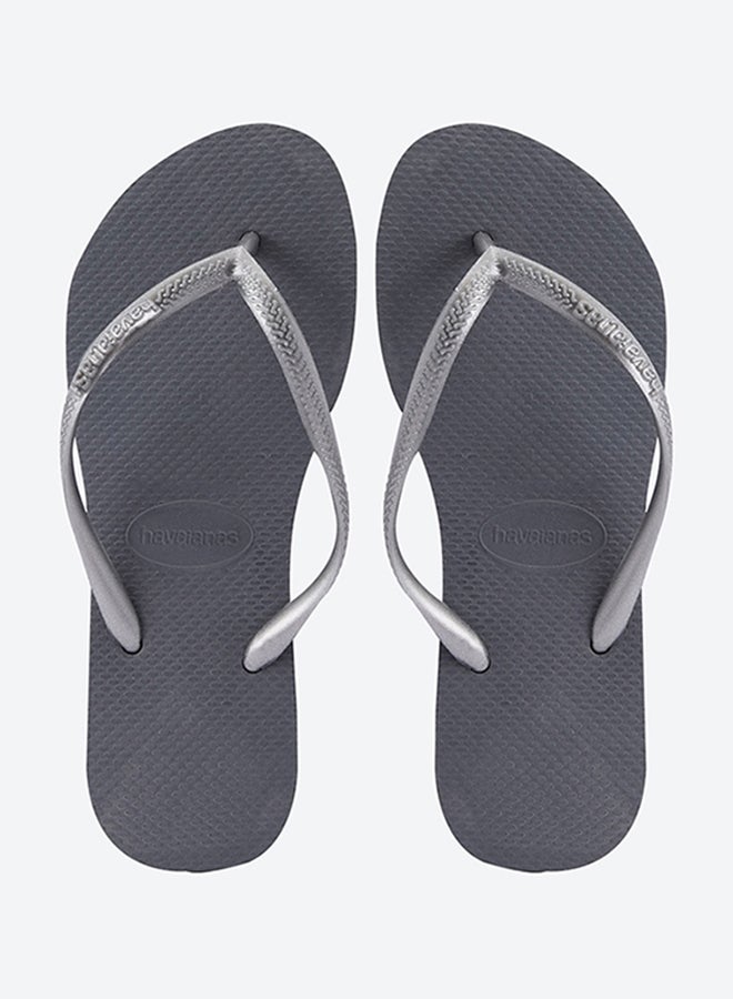 havaianas - Round Toe Slim Flip Flops Grey - Image 1