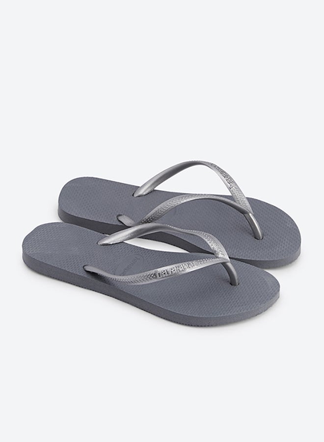 havaianas - Round Toe Slim Flip Flops Grey - Image 1