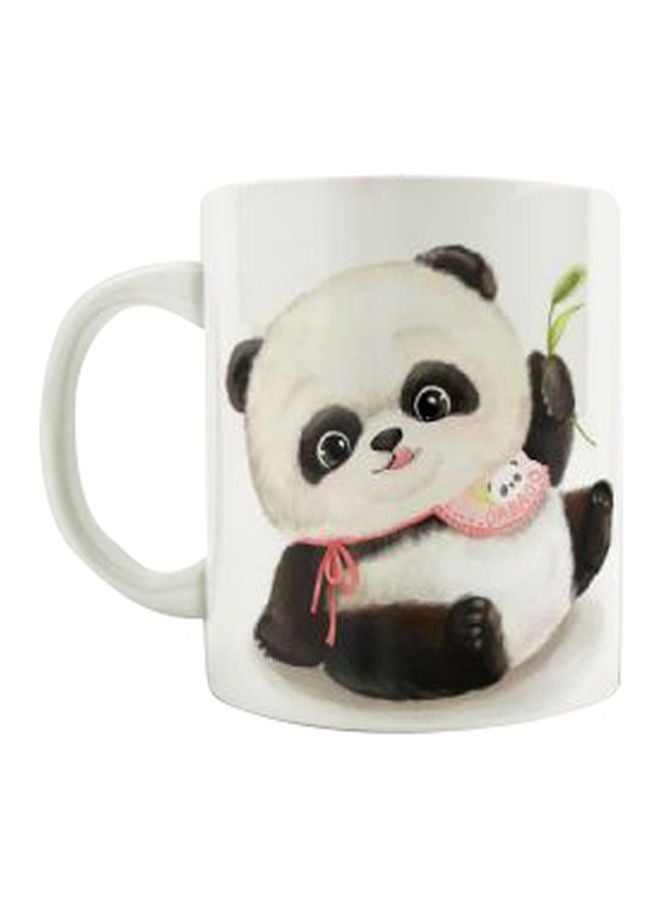 PrinTech Printed Ceramic Mug White/Black/Green 